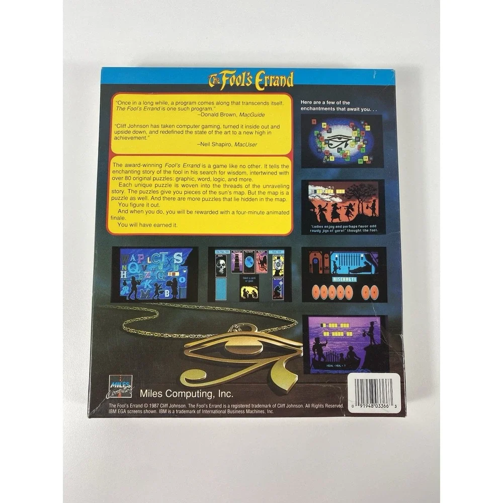The Fools Errand IBM/Tandy Version 5.25